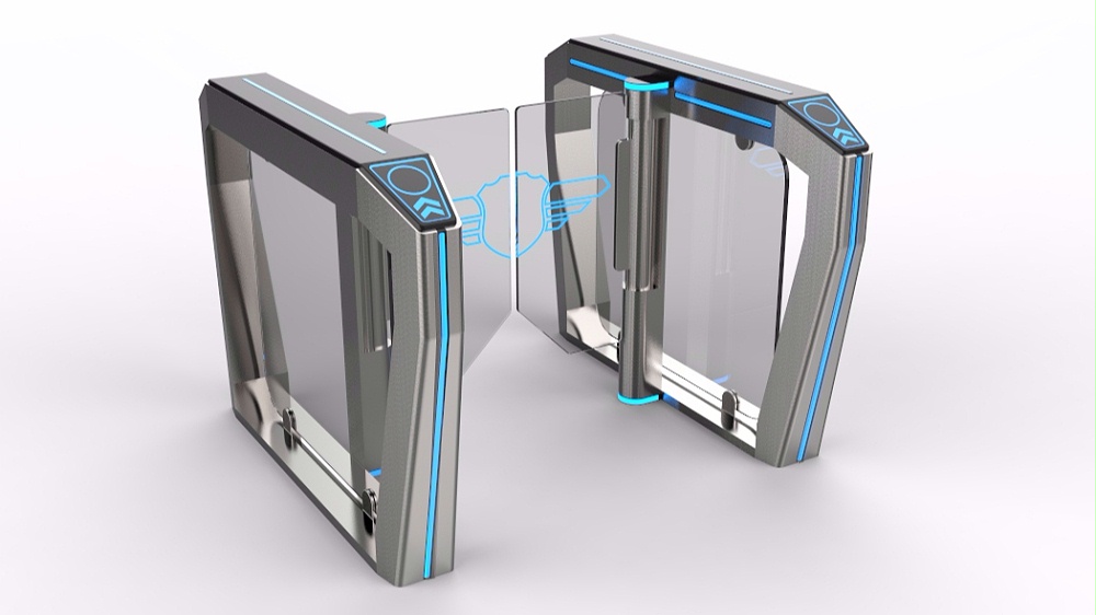 人行通道闸脸识别门禁闸 人行通道闸